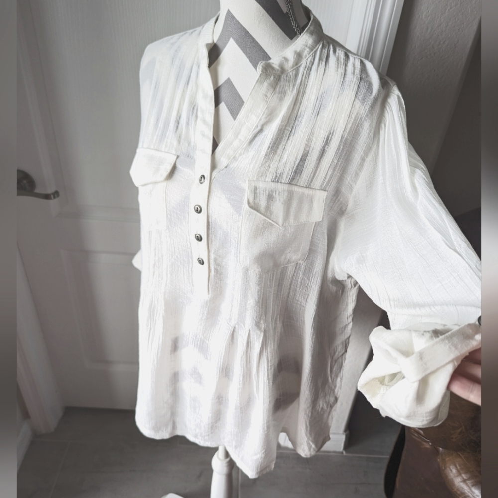 New Direction Sheer Ivory Henley